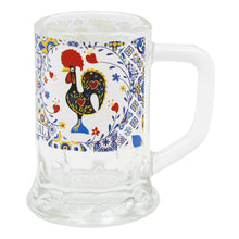 Load image into Gallery viewer, Traditional Portuguese Barcelos Rooster Glass Shot Glasses - Set of 4