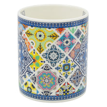 Load image into Gallery viewer, Colorful Tile Azulejo Design Ceramic Coffee Mug, 12 oz.