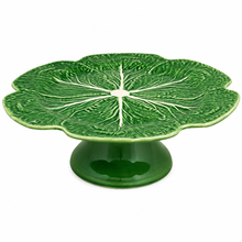 Load image into Gallery viewer, Bordallo Pinheiro Cabbage Cake Stand