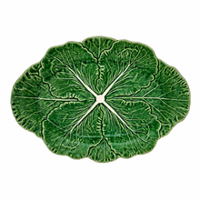 Load image into Gallery viewer, Bordallo Pinheiro Cabbage 15" Oval Platter