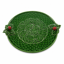 Load image into Gallery viewer, Bordallo Pinheiro Strawberries Cheese Tray