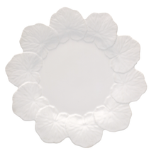 Load image into Gallery viewer, Bordallo Pinheiro Geranium White Dinner Plate, Set of 4