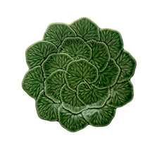 Load image into Gallery viewer, Bordallo Pinheiro Geranium Dessert Plate, Set of 4