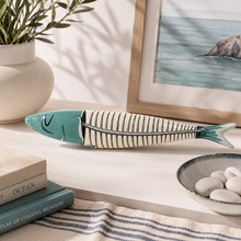 Load image into Gallery viewer, Bordallo Pinheiro Decorative Earthenware Sardine – Skinny Bones