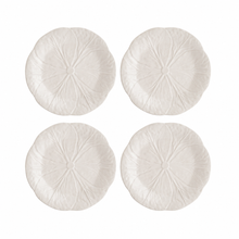 Load image into Gallery viewer, Bordallo Pinheiro Cabbage Beige Dessert Plates, Set of 4