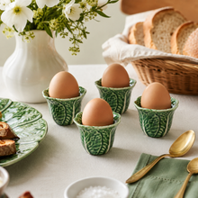 Load image into Gallery viewer, Bordallo Pinheiro Cabbage Egg Cups, Set of 4