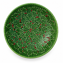 Load image into Gallery viewer, Bordallo Pinheiro Holly Salad Bowl