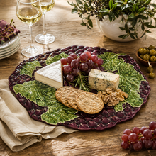 Load image into Gallery viewer, Bordallo Pinheiro Grapes Cheese Tray