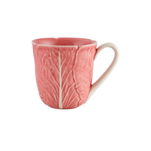 Load image into Gallery viewer, Bordallo Pinheiro Cabbage Pink Mug, Set of 4