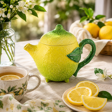Load image into Gallery viewer, Bordallo Pinheiro Lemon Tea Pot