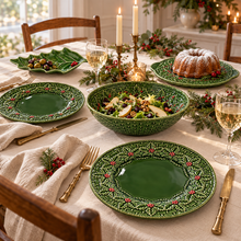 Load image into Gallery viewer, Bordallo Pinheiro Holly Salad Bowl