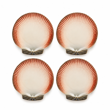 Load image into Gallery viewer, Bordallo Pinheiro Oyster & Scallops Bread and Butter Plate, Set of 4