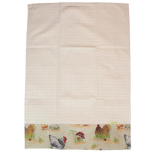 Load image into Gallery viewer, Farmhouse Rooster Tapestry Decorative Kitchen Tea Towel