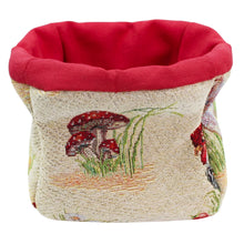 Load image into Gallery viewer, Farmhouse Rooster Tapestry Egg Basket – Rustic Kitchen Counter Storage Holder