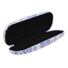 Load image into Gallery viewer, Portuguese Azulejo Pattern Eyeglass Case - Durable Case with Matching Cleaning Cloth