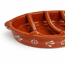 Load image into Gallery viewer, Socerâmica Hand-Painted Terracotta Sausage Roaster, Made in Portugal