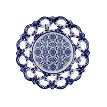 Load image into Gallery viewer, Traditional Portuguese Blue Floral and Tile 7.5&quot; Decorative Plate
