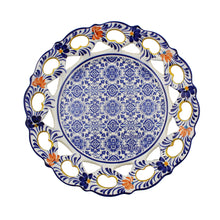 Load image into Gallery viewer, Traditional Portuguese Multicolor Floral and Tile 9.5&quot; Decorative Plate
