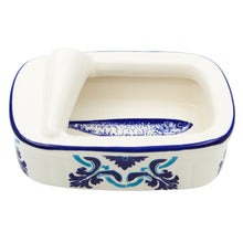 Load image into Gallery viewer, Portuguese Azulejo Ceramic Decorative Sardine Can - Blue & White Tile Pattern