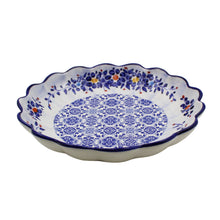 Load image into Gallery viewer, Traditional Portuguese Blue Multicolor Floral Ceramic Salad Bowl