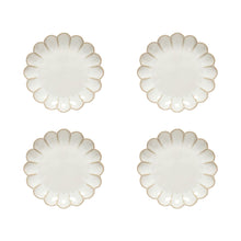 Load image into Gallery viewer, Costa Nova Marrakesh 7" Sable Blanc Appetizer Plate, Set of 4