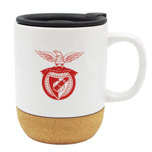 Load image into Gallery viewer, Officially Licensed Benfica Travel Mug with Removable Cork Bottom and Keychain Set