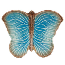 Load image into Gallery viewer, Bordallo Pinheiro Cloudy Butterflies 16" Fruit Bowl