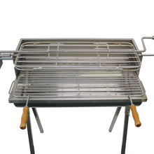 Load image into Gallery viewer, Aisi 304 Stainless Steel Large BBQ Grill with Motor and Accessories, Handmade and Welded in Portugal

