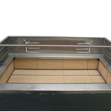 Load image into Gallery viewer, Aisi 304 Stainless Steel Large BBQ Grill with Motor and Accessories, Handmade and Welded in Portugal, Brick Lined