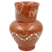 Load image into Gallery viewer, Traditional Portuguese Clay Terracotta Hand-Painted Sangria Pitcher
