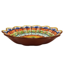Load image into Gallery viewer, Hand-painted Portuguese Pottery Clay Terracotta Colorful Salad Bowl
