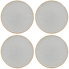 Load image into Gallery viewer, Casa Alegre Gold Stone White Dinner Plate, Set of 4