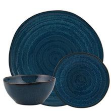 Load image into Gallery viewer, Casa Alegre Gemstone Lapis Lazuli 3 Piece Dinnerware Set