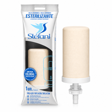 Load image into Gallery viewer, Stefani Sterilizing Ceramic Water Filter Cartridge Set – Triple Action Filtration with Activated Carbon & Silver (4 Pack)