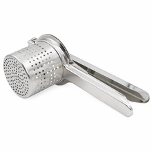 Load image into Gallery viewer, Stainless Steel Potato Ricer – Traditional Handheld Masher for Smooth Potatoes & Vegetables