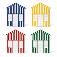 Load image into Gallery viewer, Striped Ceramic Beach House Decor – Costa Nova Inspired Coastal Nautical Accent, 4 Colors Available