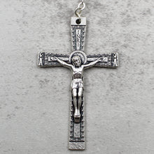 Load image into Gallery viewer, Our Lady of Fatima Rosary with Purple Iridescent Beads, Medallion, and Case