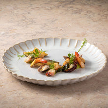 Load image into Gallery viewer, Casafina Mallorca 11" Sand Beige Dinner Plate Set