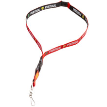 Load image into Gallery viewer, Portugal FPF Lanyard with Clip and Metal Hook – Official Team Colors