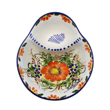 Load image into Gallery viewer, Hand-painted Decorative Ceramic Portuguese Blue Floral Olive Dish
