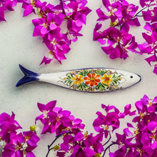 Load image into Gallery viewer, Hand-painted Floral Ceramic Decorative Portuguese Sardine