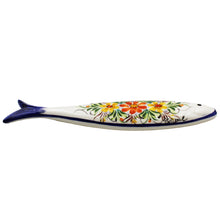 Load image into Gallery viewer, Hand-painted Floral Ceramic Decorative Portuguese Sardine