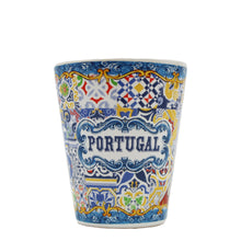 Load image into Gallery viewer, Traditional Portuguese Icons Tile Azulejo Ceramic Shot Glasses, Set of 4