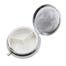 Load image into Gallery viewer, Vibrant Portuguese Icons Pill Box - Compact 3-Compartment Organizer