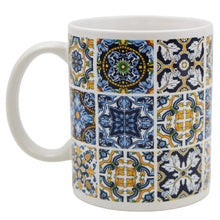 Load image into Gallery viewer, Traditional Portuguese Tile Azulejo Ceramic 12 oz. Coffee Mug