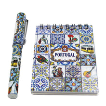 Load image into Gallery viewer, Traditional Portugal Themed Notebook and Pen Set

