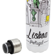 Load image into Gallery viewer, Lisboa Landmarks Stainless Steel Insulated Water Bottle