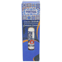 Load image into Gallery viewer, Portuguese Heritage Ceramic Olive Oil Dispenser, Traditional Azulejo and Cultural Icons