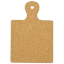 Load image into Gallery viewer, Portuguese Ceramic Serving Tray with Cork Backing, Azulejo Tile Design