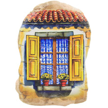 Load image into Gallery viewer, Portuguese Yellow Window Decorative Wall Plaque – Hanging Home Décor